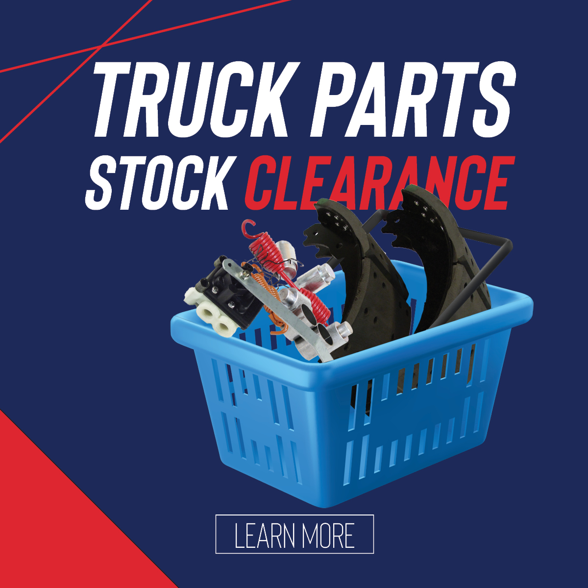 Parts stock clearance